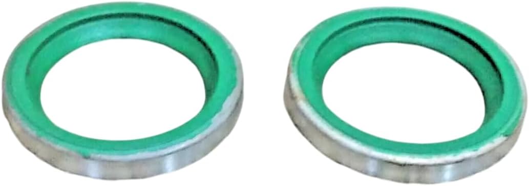 King Pin Seal Set 2 Pieces Fits and Compatible with Backhoe 3cx Model and Various Earthmoving Machines (Part Nos. 904/07100 904/05700)
