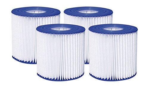Summer Waves 4.13' x 3.75' Type D Filter Cartridge (4 Pack)