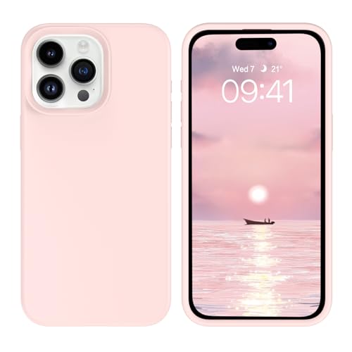 Coque iPhone rose antichoc BENTOBEN à bords surélevés