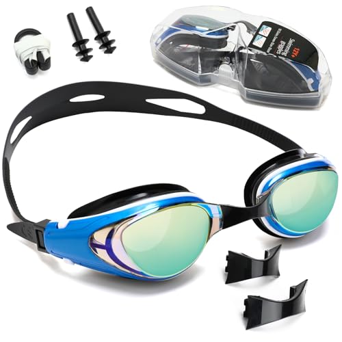 iGym Swim Goggles ShortSighted,Nearsighted Optical Swimming Goggles Anti-Fog UV Protection Adjustable Buckle For Women Men - image 1