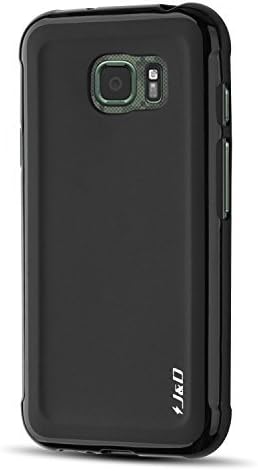 J&D Case Compatible for Galaxy S7 Active Case, Drop Protection Slim Cushion Shockproof Protective TPU Slim Case for Samsung Galaxy S7 Active Bumper Case, Not for Galaxy S7 / S7 Edge, Black