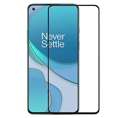 Image of Tempered Glass Screen Protector Compatible For OnePlus 9R with Edge-to-Edge Protector and with Easy Installation Kit