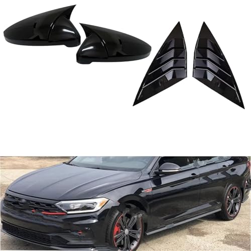 Coque rétroviseur pour VW Jetta GLI 2019-2022 cache noir