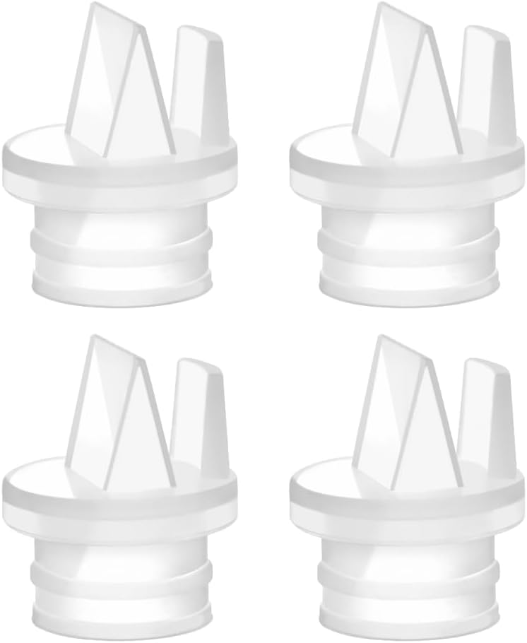 Maymom 2nd Generation Pump Valves for Spectra S1, S2 and 9 Pumps and Philips Avent Comfort Electric Breast Pump; (4 pc)