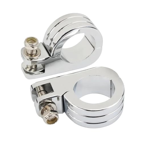 Repose-pieds chromés moto 32-38mm pour pare-cylindre Touring et Sportster