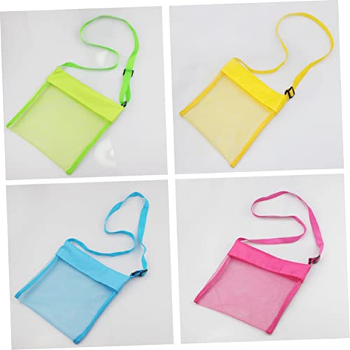 VALICLUD 5 Pçs Bolsas De Praia Cruzadas Coloridas Para Bebês Brinquedos De Armazenamento De Piscina