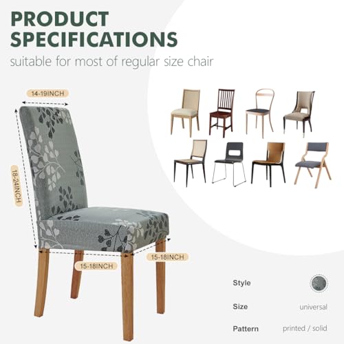 Secgo-Chair-Covers-for-Dining-Room-4-Pack-Stretch-Dining-Chair-Cover-Washable-Spandex-Kitchen-Parsons-Chair-Slipcovers-Blue-Chair-Covers-for-Home-or-Party Secgo Chair Covers for Dining Room 4 Pack Stretch Dining Chair Cover Washable Spandex Kitchen Parsons Chair Slipcovers Blue Chair Covers for Home or Party
