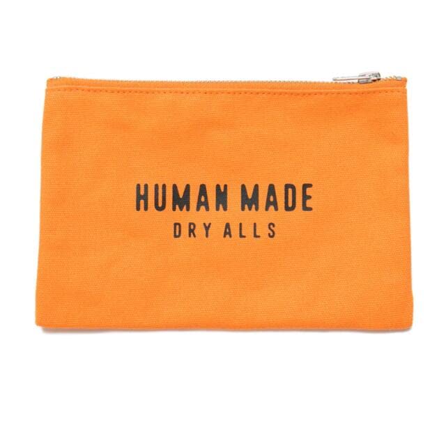 Amazon.co.jp: HUMAN MADE BANK POUCHORANGE ポーチ : ファッション