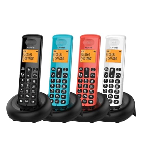 Alcatel E260 2 Headset Wireless Landline Telephone with Call Block Function