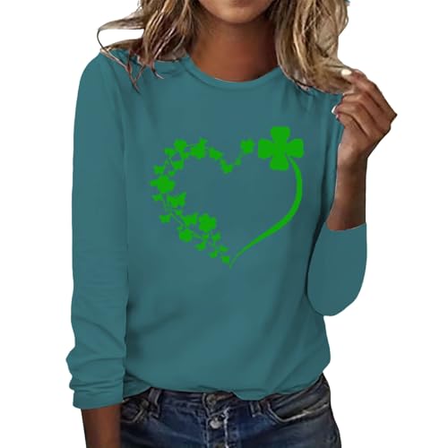 Qixiu suéter para Mujer, Vestido de trébol para Mujer,Blusa Mujer Manga Larga,Blusas de Mujer Elegantes,Camisa Mujer,Sudadera Manta Hombre,Bata Manta Polar Mujer,Sudadera Running Mujer