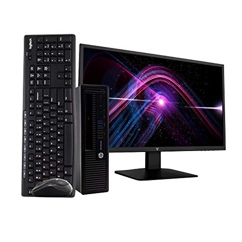 HP EliteDesk 800G1 Ultra Small PC Desktop Computer, Intel Quad Core i5, 8GB RAM, 256GB SSD, Windows 10, New 23.6