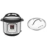 Instant Pot Duo 7 in 1 Electric Pressure Cooker Sterilizer Slow Cooker Rice Cooker Steamer Saute Yogurt Maker and Warmer 8 Quart 14 One Touch Programs 8 Quart Glass Lid