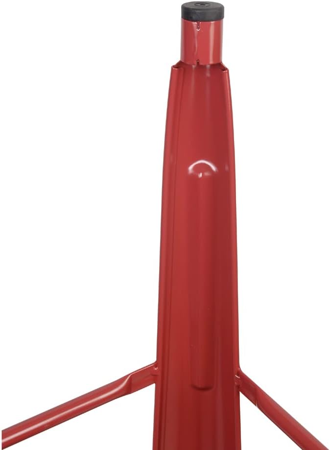 GIA 30-Inch Low-Back Bar Stool, Qty of 4, Salmon Red with Black Vegan Leather Seat