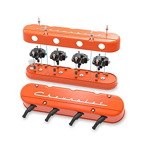 Holley 2-Piece Valve Cover Factory Orange #TOP1