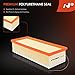 A-Premium Engine Air Filter Compatible with Audi A3 2008-2013, Q3, TT (Quattro) & Volkswagen Jetta 2005-2018, Passat, Beetle, CC, Golf, GTI & More, 1.8L 1.9L 2.0L