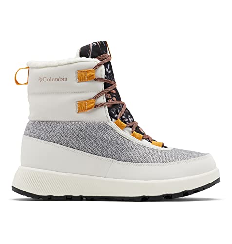 Columbia Autumn Slopeside Peak Luxe, Botas de Nieve Mujer, Blanco (Snowcap Black), 39 EU