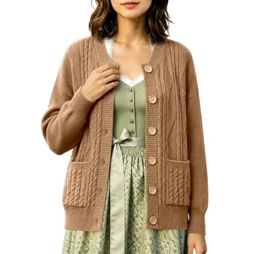 Cardigan bavarois femme pour la fête de la bière et le printemps