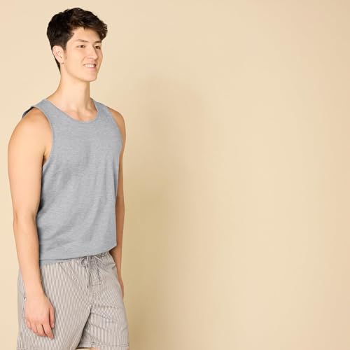 Image of Amazon Essentials Men's Regular-Fit Sleeveless Tank Tops