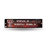 Rico Industries NCAA Rico Industries 16-Inch Plastic Street Sign Décor, Texas Tech Red Raiders