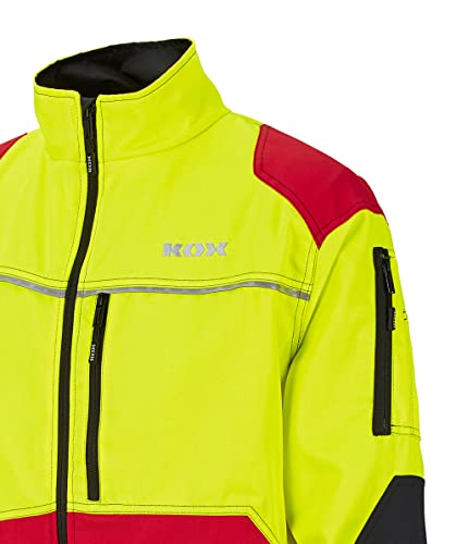Foto von KOX Forstjacke Duro 2.0 Rot/Gelb Gr. M