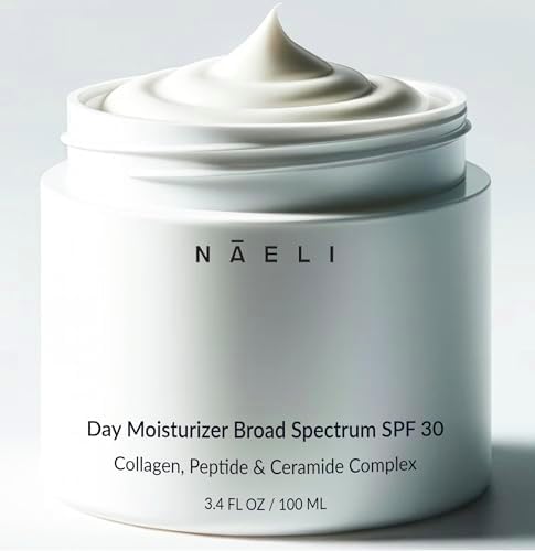 Daily Face Moisturizer SPF 30 - Collagen, Peptide & Ceramide Complex