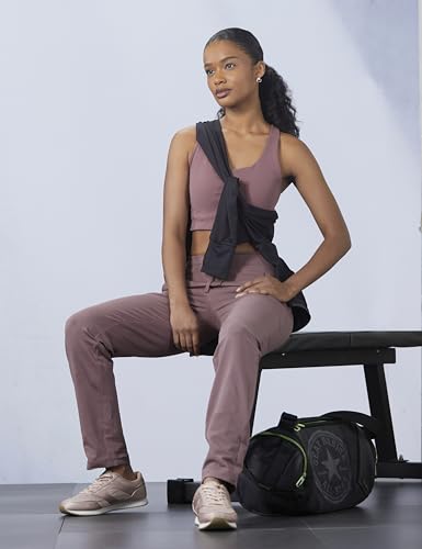 Image of Van Heusen Women's Cotton Lounge Pants | Drawstrings & Side Pockets | Cotton Stretch | Smart Tech Finish| Everyday Pyjamas | At Home Pyjamas | Style 55303