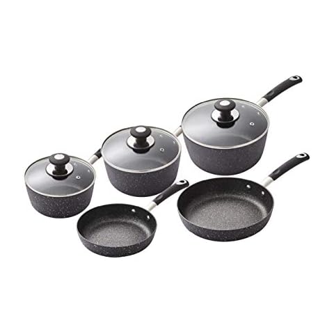 Tower T900110 5 Piece Non-Stick Pan Set Cover