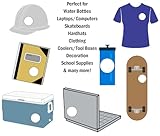 First Amendment - 3 Pack Circle Stickers 3 Inch - US Constitution Freedom Religion Speech Press Peacefully Assemble Petition Government America United States