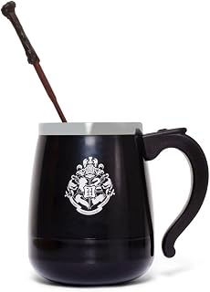 Harry Potter HAPOMAGMG Selbstrührende Tasse, 450 milliliters, Metall, Klar, 1 Stück (1er Pack)