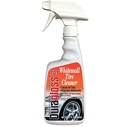 Duragloss 701 Whitewall Tire Cleaner – 22 oz., White