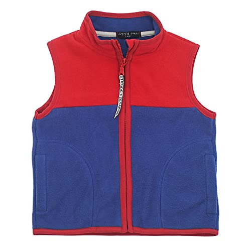 Aivtalk Girls Vest Boys Fleece Vest Zipper Sleeveless Jacket Pockets Fall Winter Waistcoat