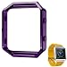 Fitbit Blaze Smart Watch Frame, Perman Luxury Durable Stainless Steel Watch Replace Holder Metal Frame for Fitbit Blaze Purple