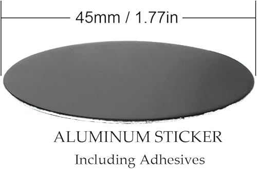 Miniatura 9 de RTRHINOTUNING 4 tapas centrales de rueda de 2.362 in, tapacubos de aluminio negro, superficie de arco negro puro brillante (2.36 pulgadas2.362 in)