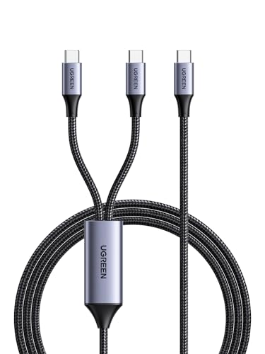 2in1 USB C ケーブル 1M PD対応 100W急速充電 1m 1m 100W USB Type C-Type C 充電ケーブル 20V/5A PD 急速充電 タイプC
