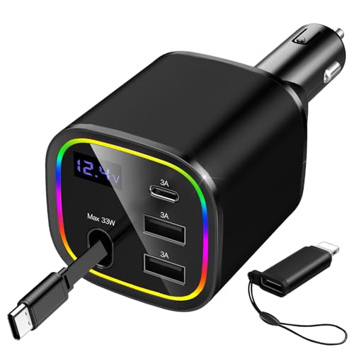 Caricabatterie Auto A Ricarica Rapida Doppia USB-C – Adattatore Compatto In Lega Di Zinco Per 12-24V, Con Dissipazione Efficace, Per Smartphone E Tablet