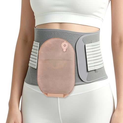 Adjustable Ostomy Belt, Abdominal Ostomy Hernia Belt for Men &amp; Women