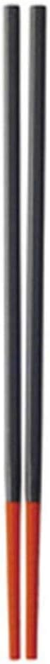 IPPINKA Silicone Tip Chopsticks, Red (Long 30cm)