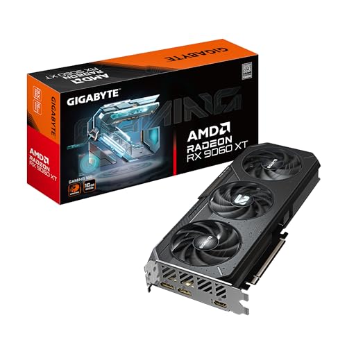Image of GIGABYTE Radeon RX 9060 XT Gaming 16G Graphics Card, PCIe 5.0, 16GB GDDR6, GV-R9060XTGAMING-16GD Video Card