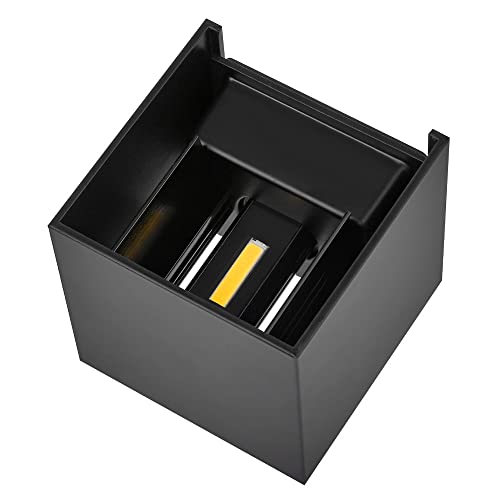 Luminaria de Pared Led Resistente al Agua IP65 con Acabado Negro Premium 7