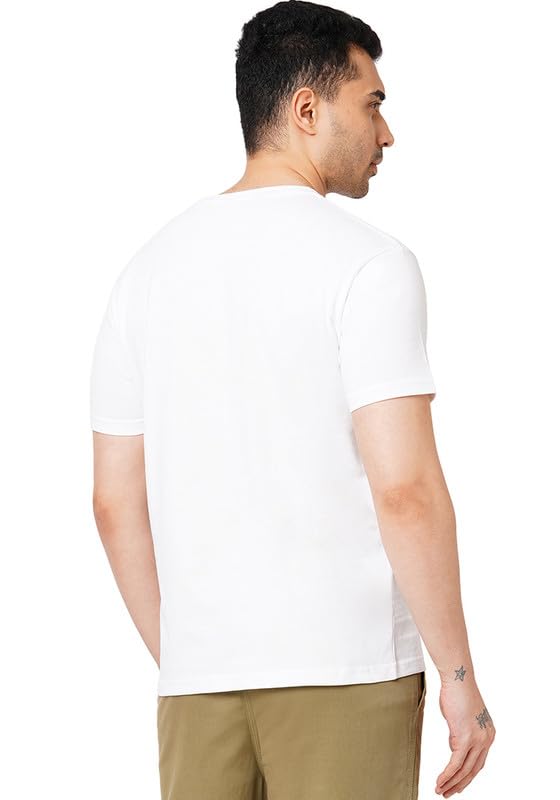 Image of Wear Your Opinion Men's Premium Cotton Printed Round Neck T-Shirt (Design: Travel More Worry Less)