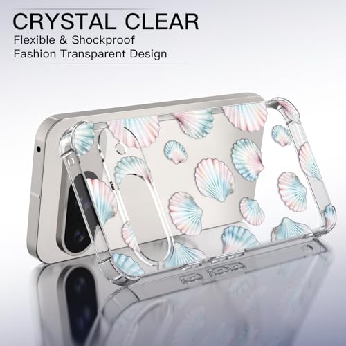 Coque Google Pixel 9 coquillages transparente design été mince - 4