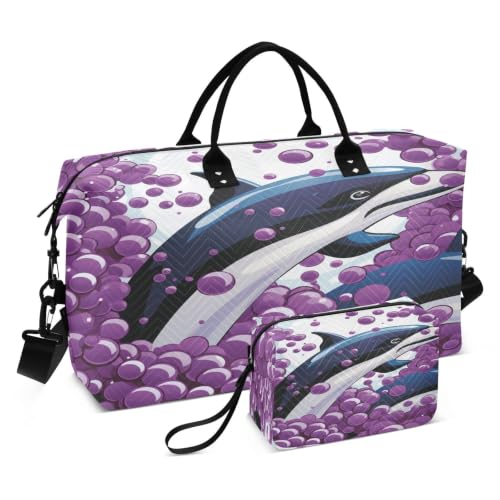 Sac de natation dauphin filles pour ranger maillot et maquillage