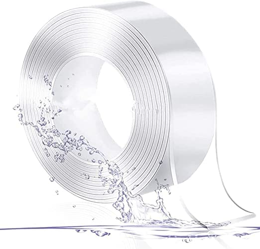 Miniatura 2 de Cinta de doble cara resistente, cinta de montaje extraíble multiusos, agarre adhesivo, tiras adhesivas fuertes reutilizables, cinta adhesiva de