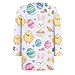 Womens Tops Summer 3/4 Length Sleeve Dressy Casual Blouse Easter Printed 0 Neck Shirts Fashion Vacation T Shirt