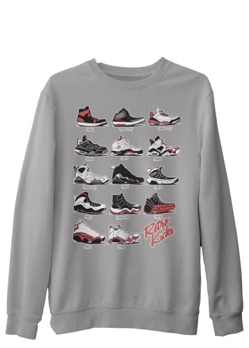 The Original Retro Kicks Crewneck Sweatshirt to match Jordan Sneakers Streetwear Urban Hip Hop Kicks