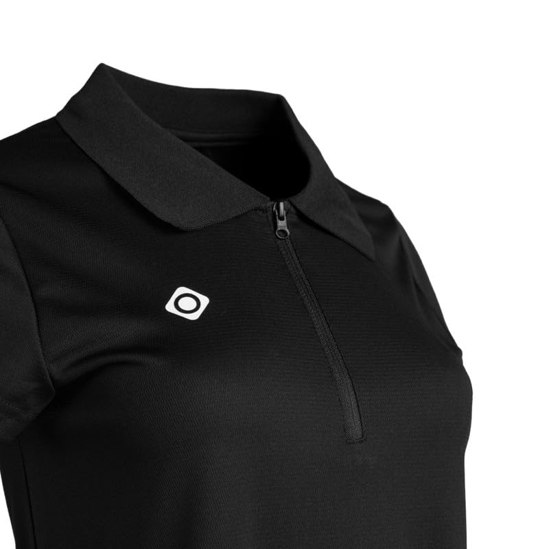 Polo de secado rápido mujer Izas Acay ligero y transpirable negro 3