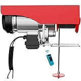  Polipasto eléctrico Pequeño hogar 220V Cabrestante eléctrico 70-300 kg Altura de elevación 20M Cabrestante 450-1020 W, con Cable de Control Remoto Control Remoto inalámbrico