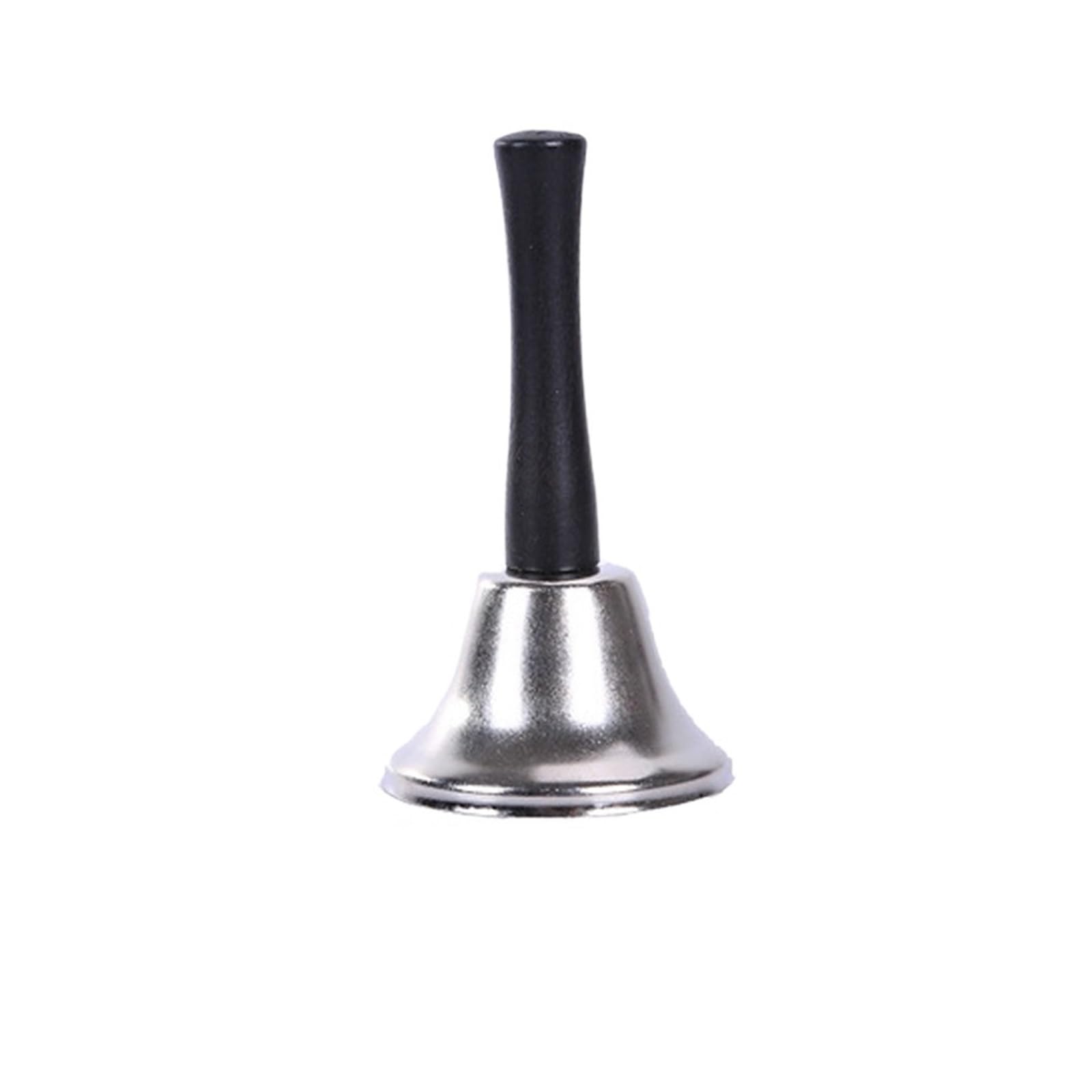 5 pezzi Campanelli natalizi a mano di Babbo Natale Jingle Bells scolastici Forniture for servizi chiamata al ristorante Decorazione Per Ristorante(Silver)