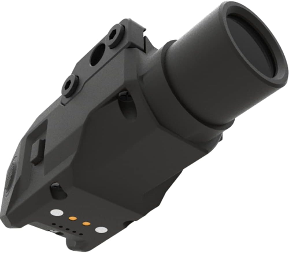 Sub Compact Tactical Rail Mount LED High Lumen Flashlight Light with Strobe for Pistol Handgun, Built-in USB Magnetic Touch Rechargeable Battery Accessory Remaining Display