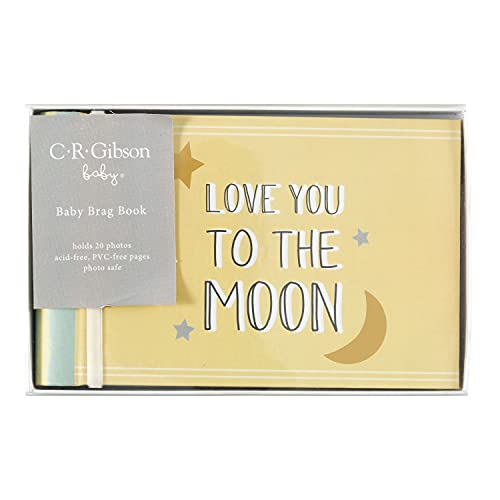Álbum de fotos para bebês C.R Gibson BP73-23934 Love You to The Moon - 19 cm L x 11 cm A